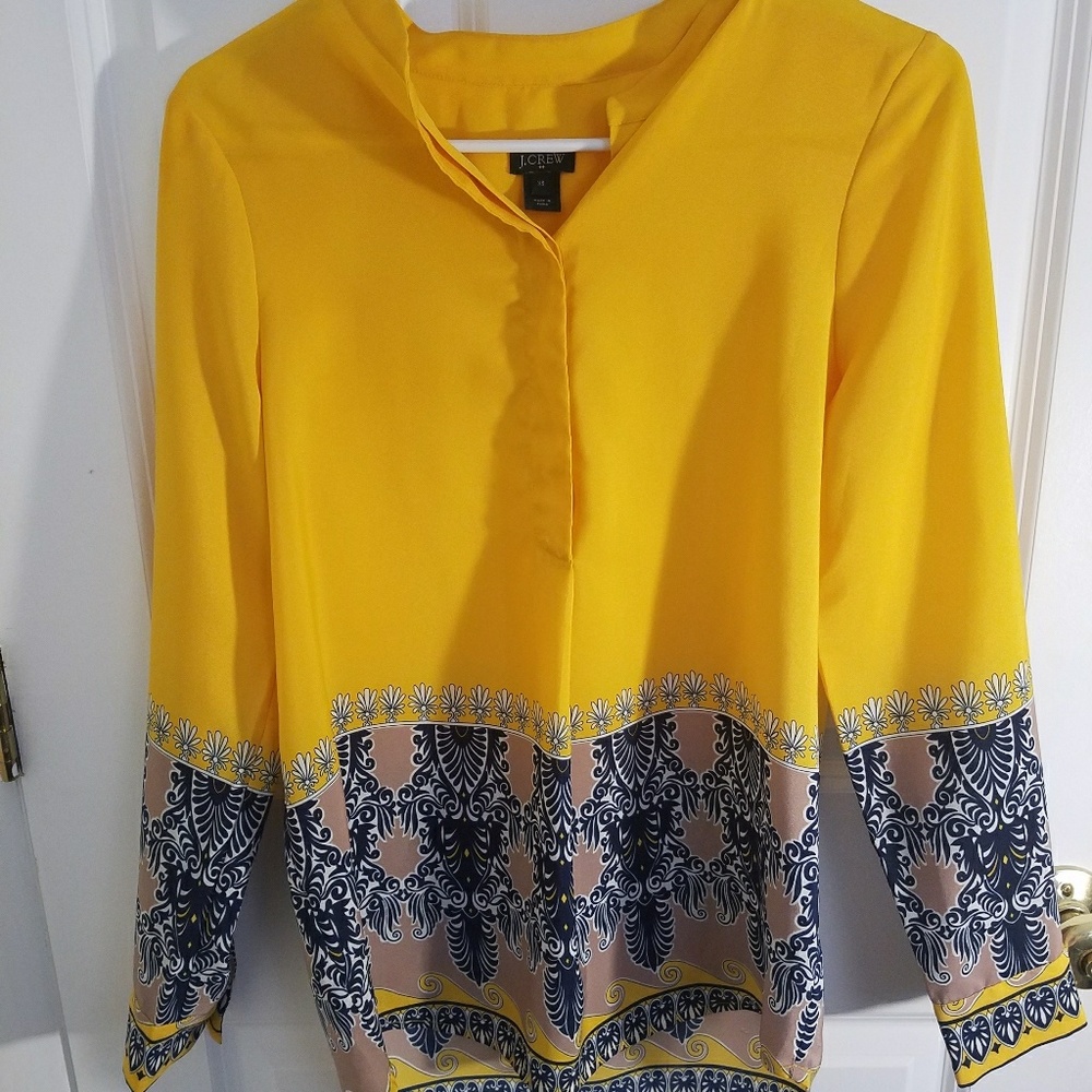 Silky J Crew blouse
